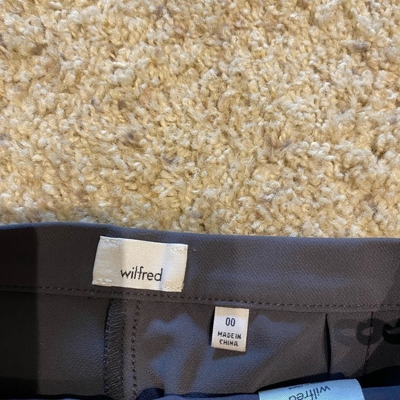 Aritzia Wilfred Women’s Laure Dress Pants Charcoal Size 00 Skinny Dress Pants - Picture 5 of 9